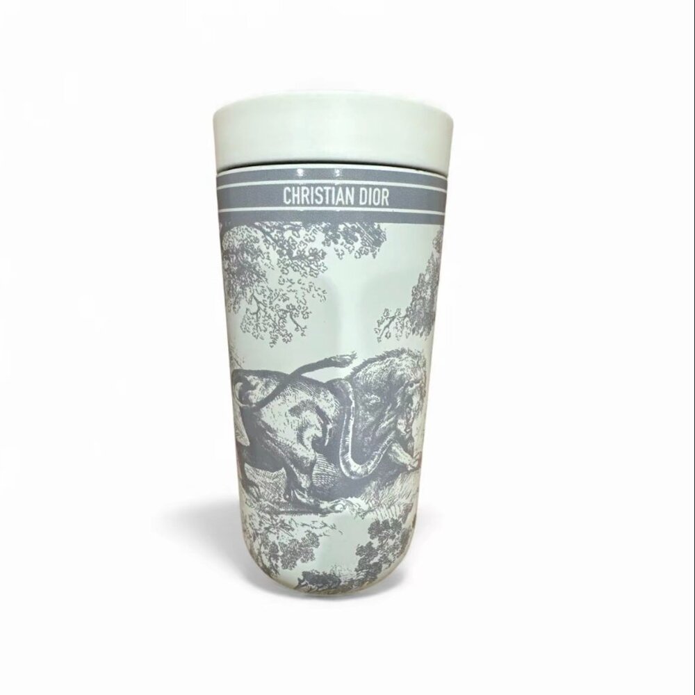 Christian Dior Toile de Jouy Insulated Travel Tumbler